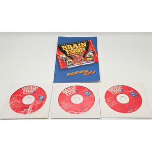 Brain Food Games 2 - Complete Set - Vintage PC CD-ROM Windows 95 Games